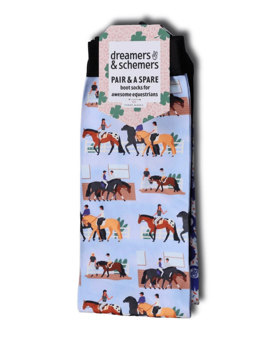 Dreamers & Schemers Pair and A Spare Boot Socks- Ladies