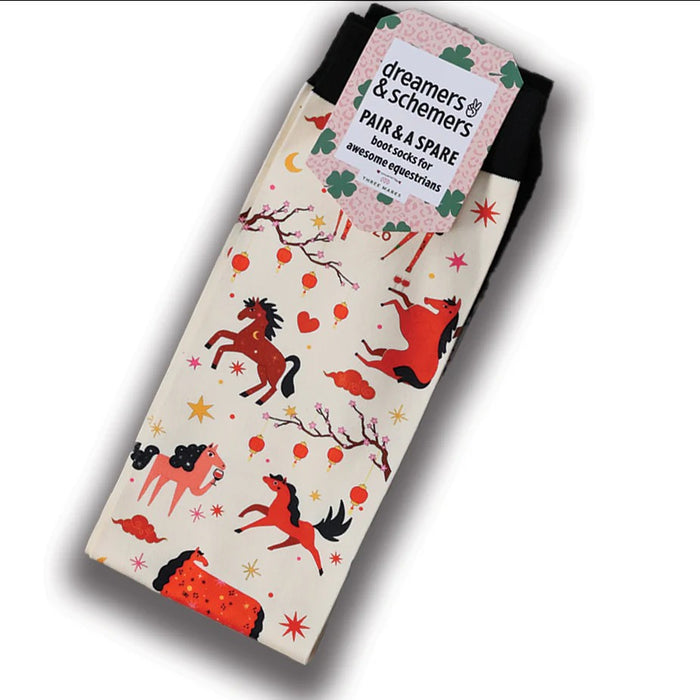 Dreamers & Schemers Pair and A Spare Boot Socks