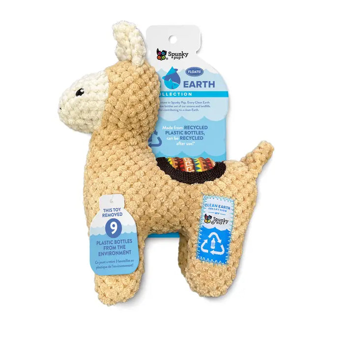 Clean Earth Recycled Plush Dog Toy - 100% Sustainable