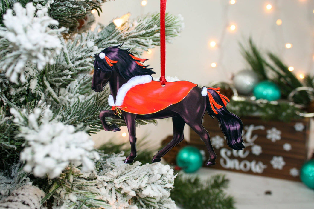 Classy Equine - Icelandic Horse Christmas Ornament