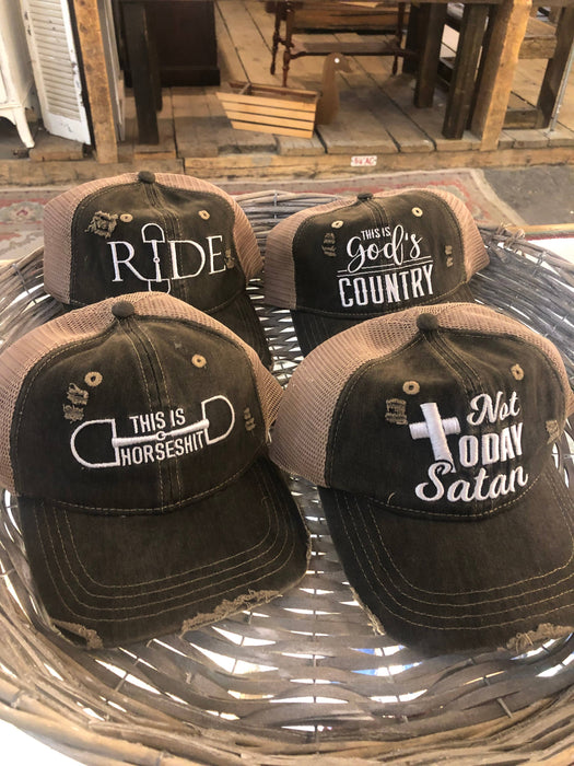 Westrian International - This is HorseShit Distressed Trucker Baseball Cap