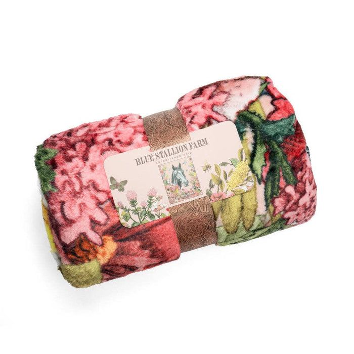 Blue Stallion Farm Throw Blanket