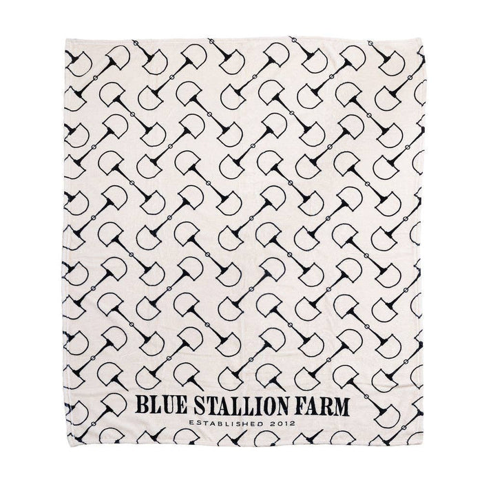 Blue Stallion Farm Throw Blanket