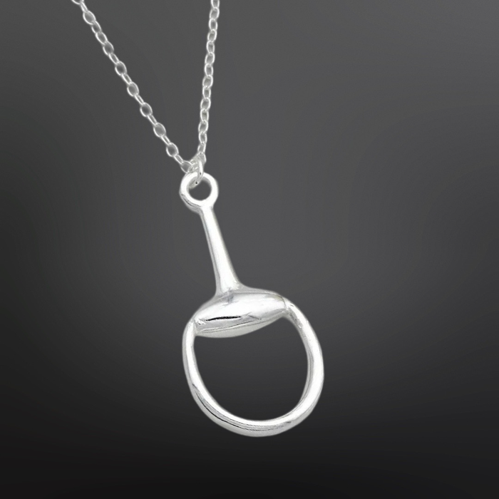 Westrian International - Snaffle Bit Equestrian Necklace - Sterling Silver