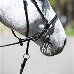 Horze Leather Bitless Bridle - Black Cob