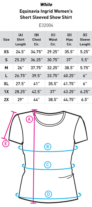 Equinavia Ingrid Womens Short Sleeved Show Shirt