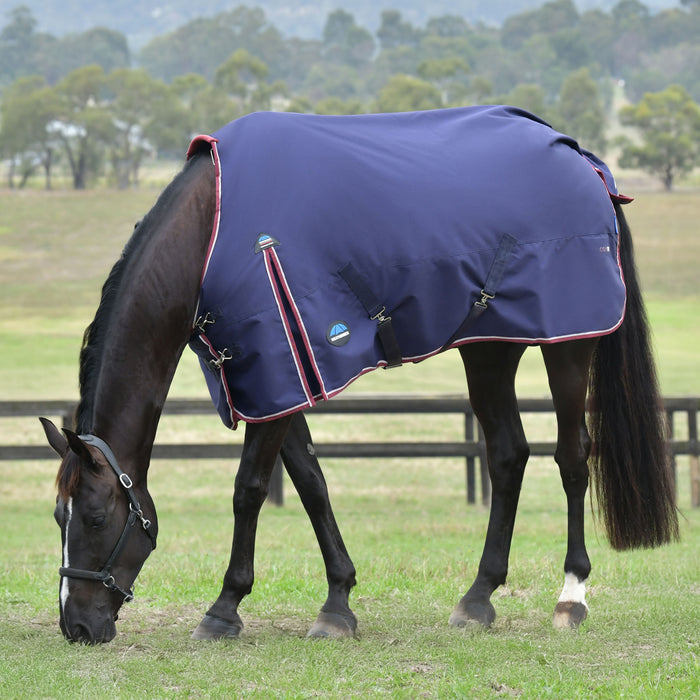 WeatherBeeta ComFiTec Essential Turnout 100g, Navy/Burgundy