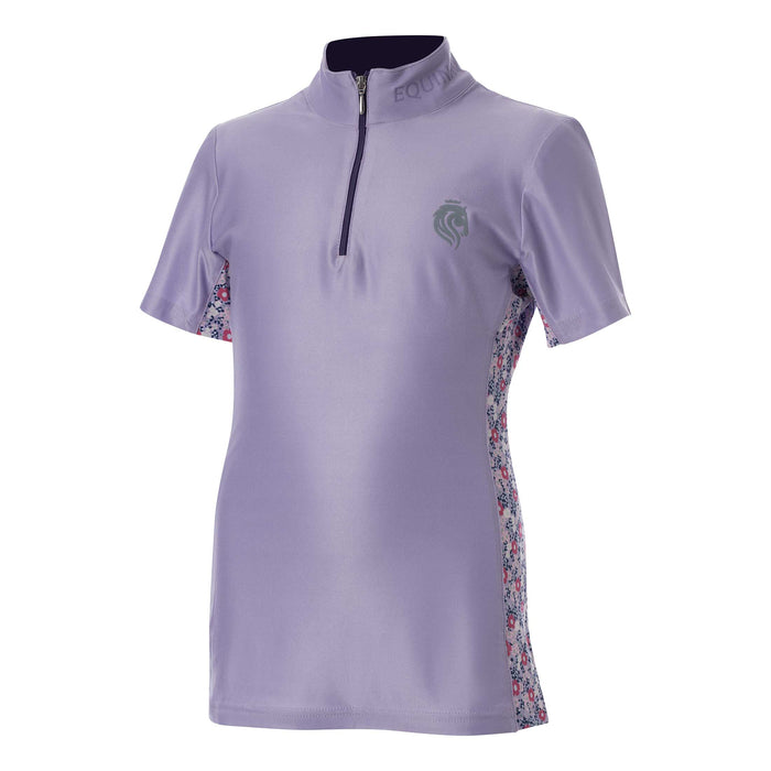 Equinavia Lena Kids Short Sleeve Quarter Zip Shirt