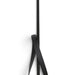 A black riding crop with a textured grip handle and a wrist strap, shown vertically against a plain white background.