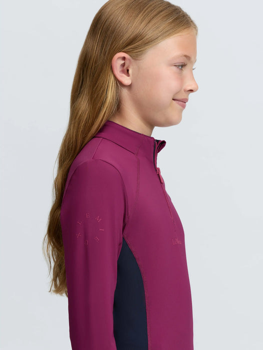 LeMieux Young Rider Classique Base Layer- Blackberry