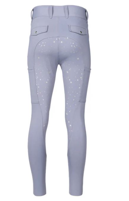 Dapplebay® Lavender Haze Compression Full Seat Riding Breeches