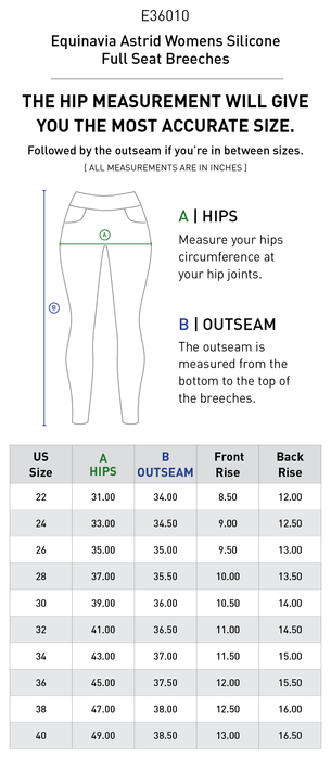 Equinavia Astrid Silicone Full Seat Breeches- Ladies