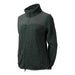 A jacket in dark green, featuring a full-zip front, a vertical zippered chest pocket, and the signature Patagonia logo patch on the left chest, shown against a plain white background.