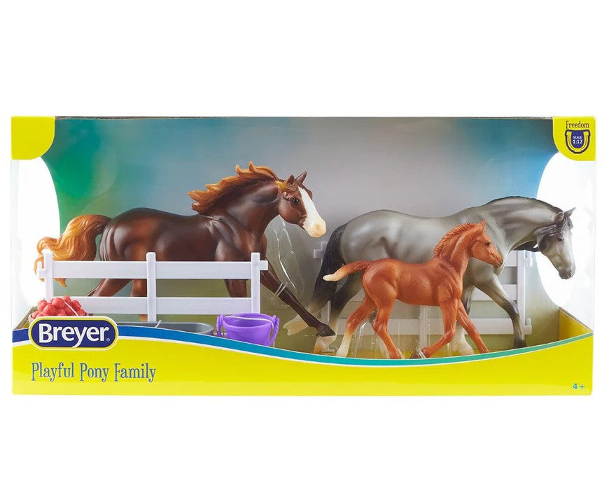 Breyer Playful Pony Horse Family