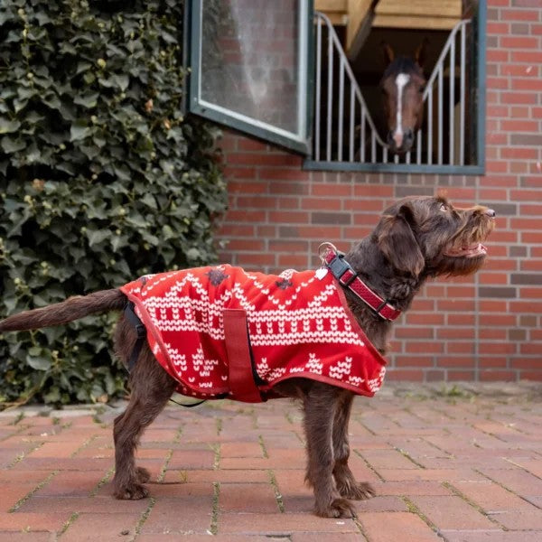 Horze Santa Dog Fleece Coat