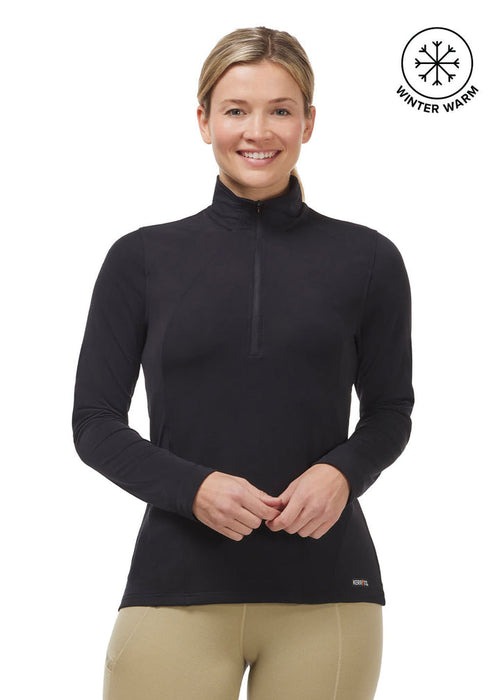 Kerrits- Ladies In Stride Quarter Zip Fleece Tech Top