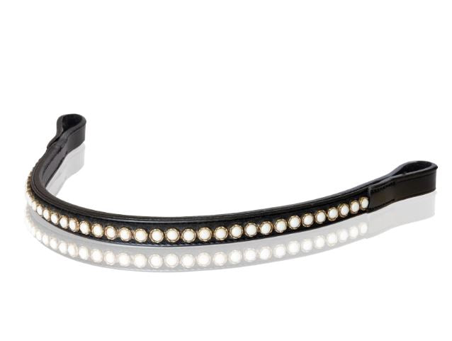 Grewal Equestrian ® Pearl Swoop Browband - Limited Edition