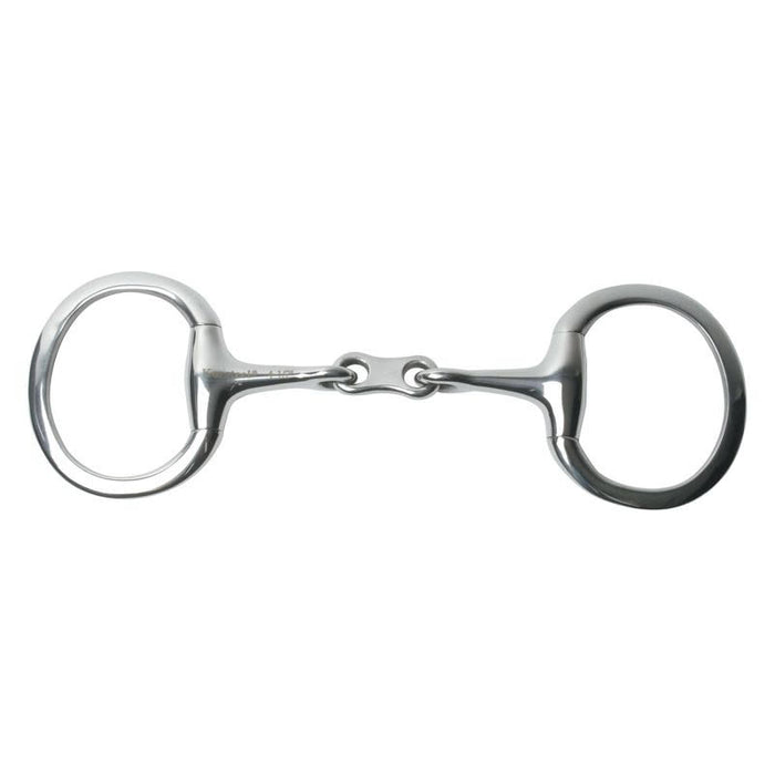 KORSTEEL  Stainless Steel French Link Eggbutt Snaffle Bit