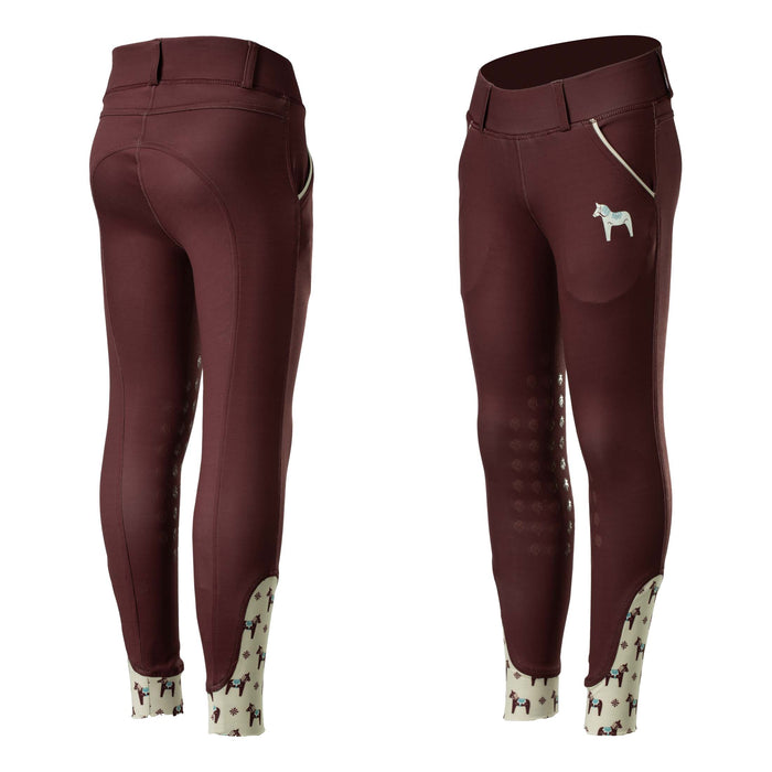 Equinavia Lena Knee Patch Pull On Breeches- Youth