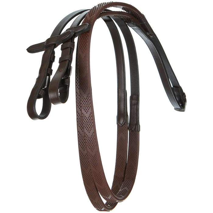 Royal Heritage Kriss Rubber Reins w/ Buckle End